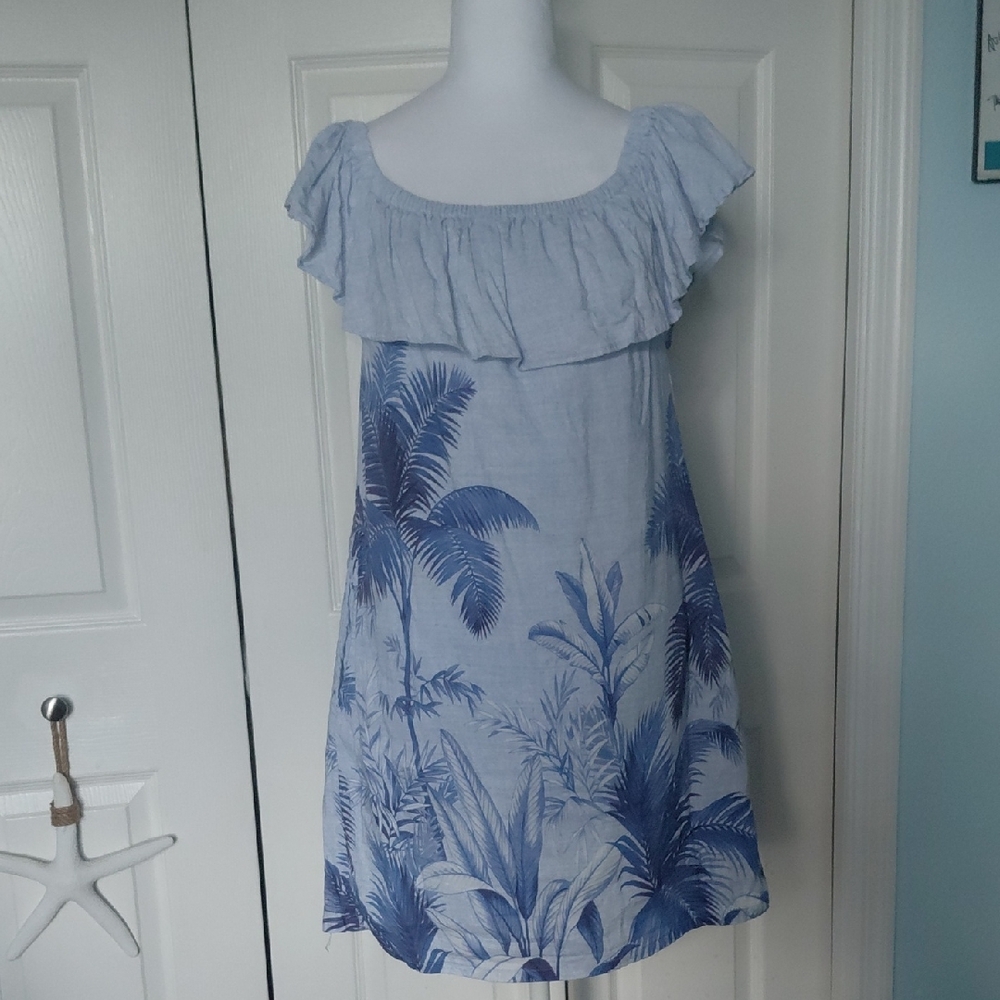 Tommy Bahama Tropical Off The Shoulder Dress